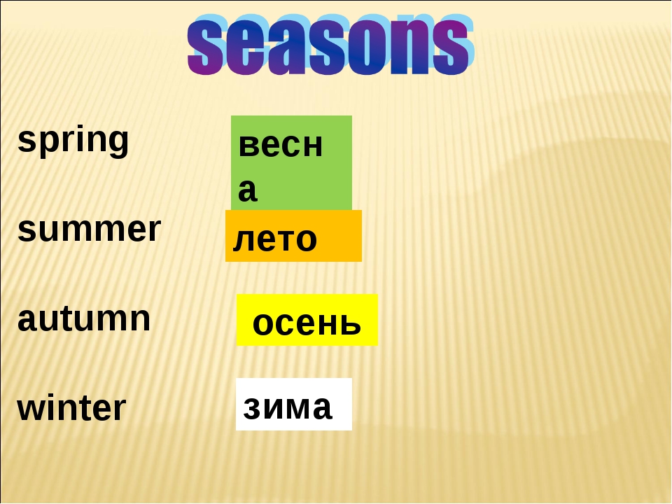 Как будет по английски осень. Английские слова времена года. Времена года на английском с произношением. Весня зима лето очень на АН.