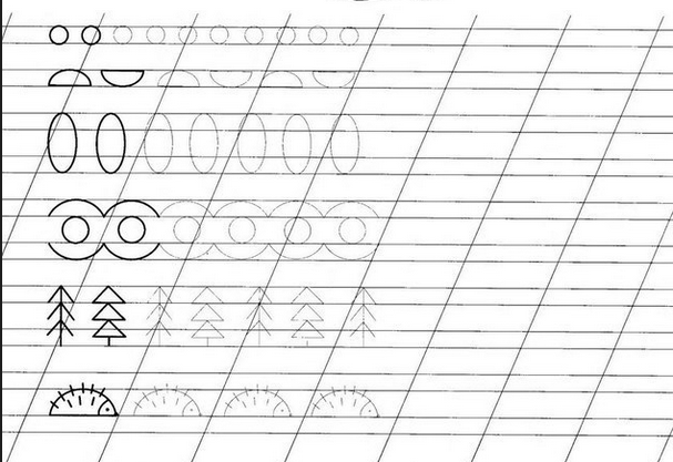 Письмо рисунками 1 класс. Прописи линии. Элементы прописи для первоклассников. Прописи в косую линейку для дошкольников. Прописи для дошкольников в линеечку.