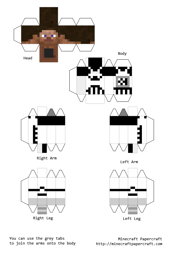 Майнкрафт из бумаги схемы распечатать скины блоки и животные мини мир