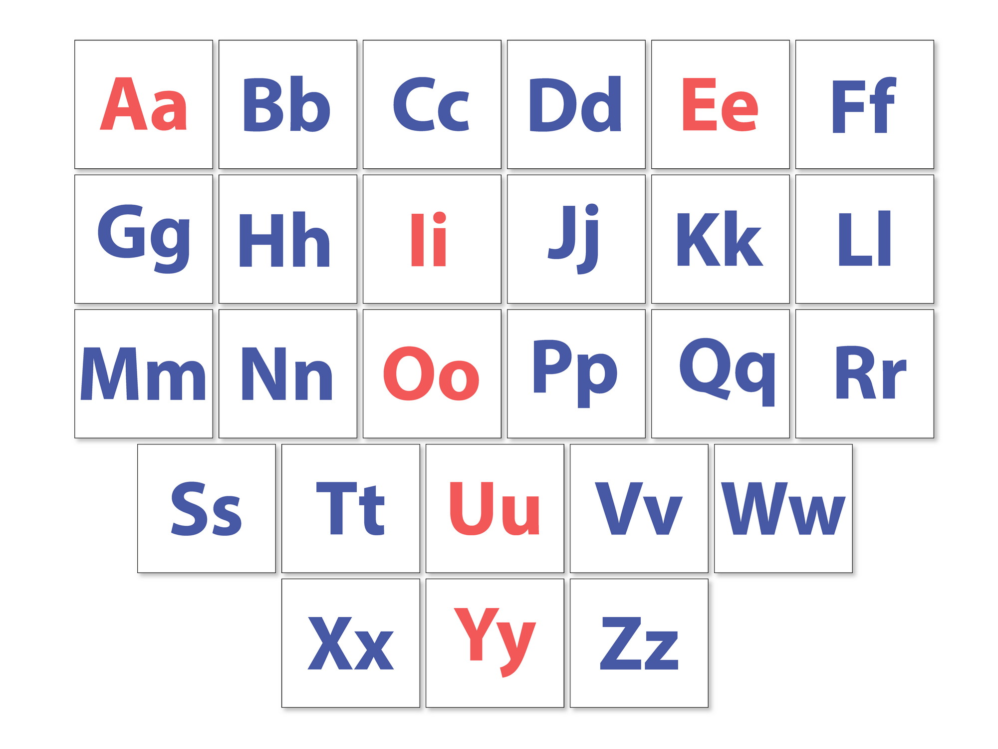 Карточка английский алфавит