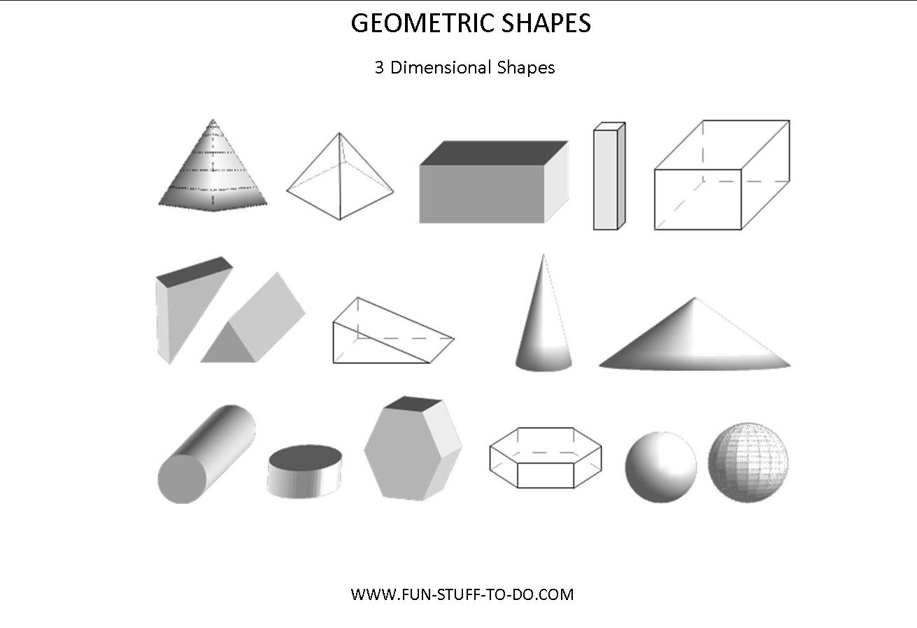 Пространственные геометрические фигуры