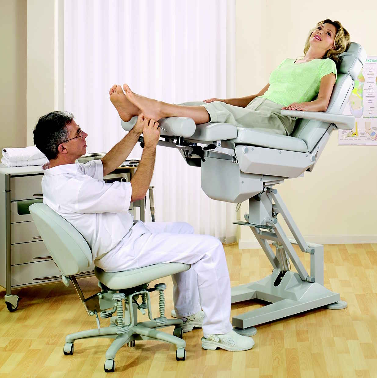 Почему гинекологи мужчины. 151540 Кресло гинекологическое. Гинекологическое кресло Зерц. Кресло проктолога. Осмотр гинеколога на кресле.